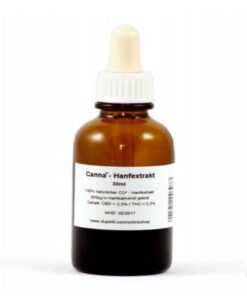 canna handgeëxtraheerde cannabiszaadolie